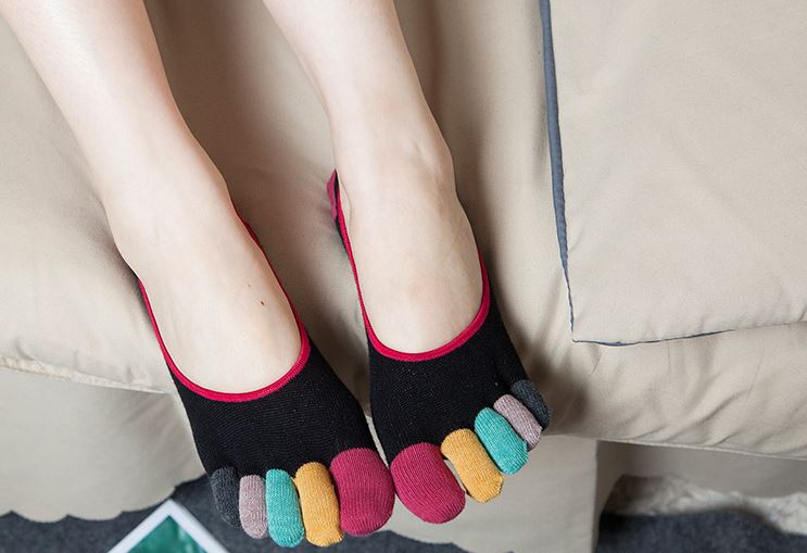 2 Pairs-Five Toes Socks – Bijoustella